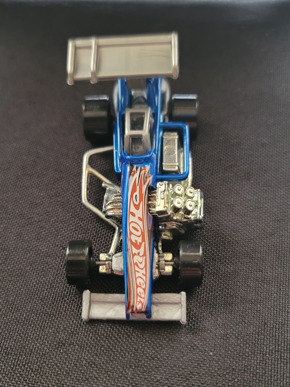 Super Modified Hot Wheels 2002 HW Mainline Blue Diecast Loose 1:64 Scale